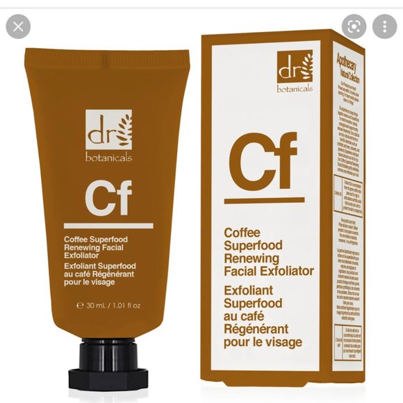 NEW 5/$20 π Dr. Botanicals Coffee Superfood Renewing Facial Exfoliator - Picture 2 of 7